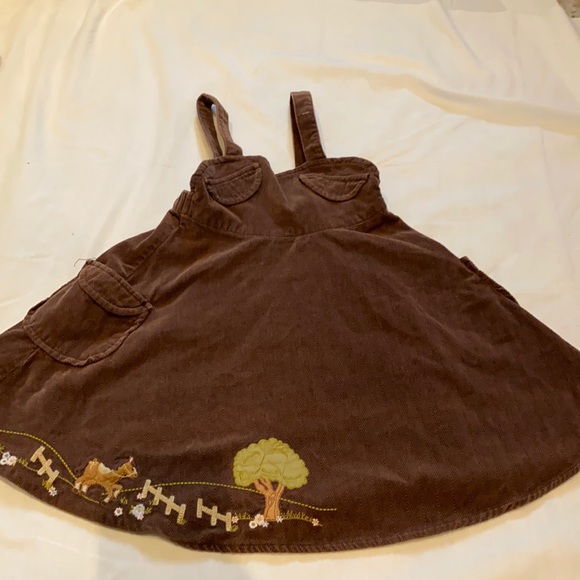Gymboree Horse Jumper brown corduroy 4T